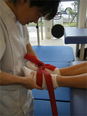 腓骨筋の筋トレの写真