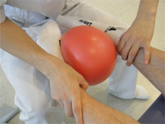 後脛骨筋の筋トレ写真