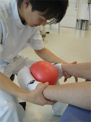 後脛骨筋の筋トレ写真